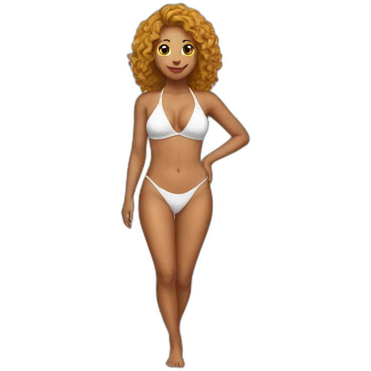 Sexy bikini onesie emoji