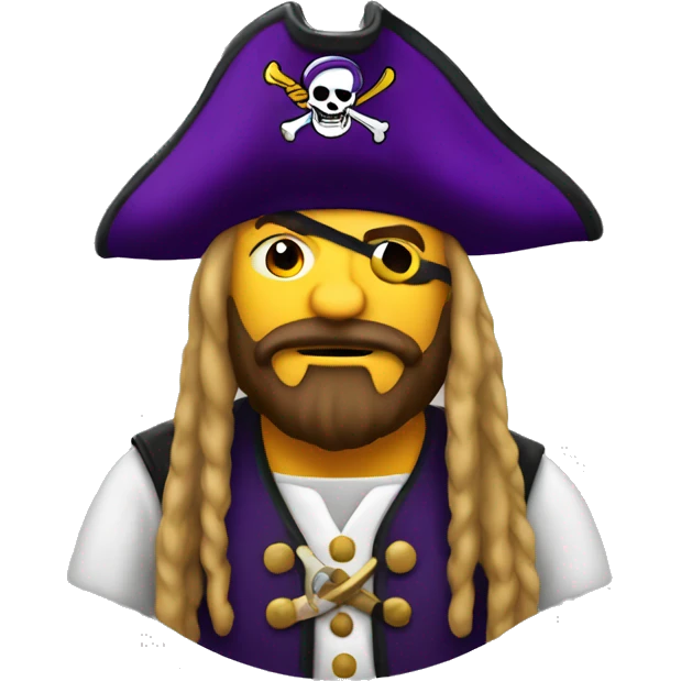 East Carolina University Pirate emoji
