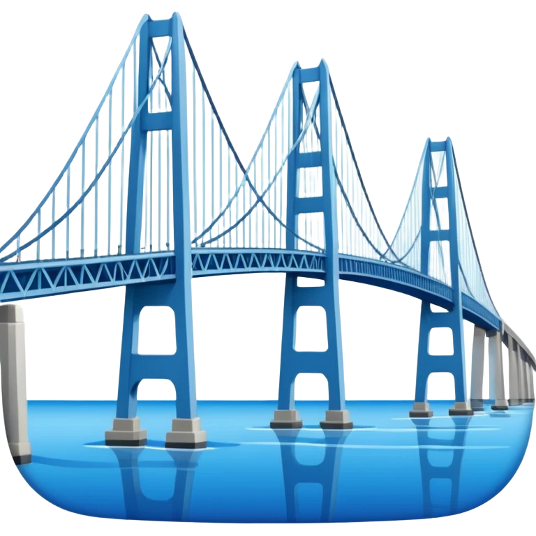Mackinac Bridge emoji