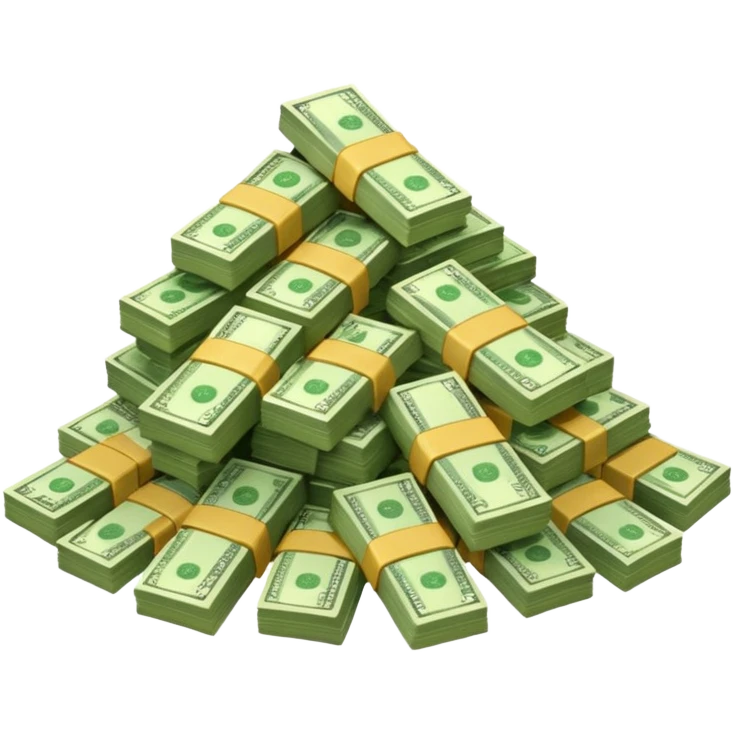 money falling emoji