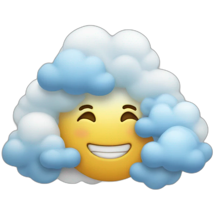 Cœur nuage emoji