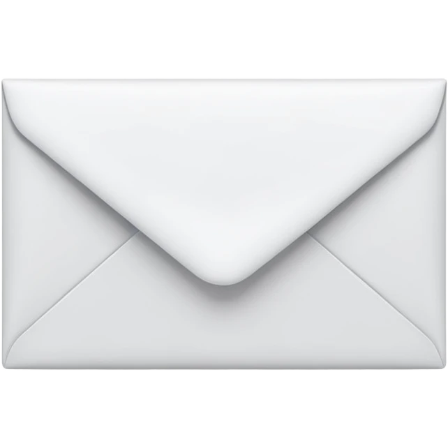 white envelope emoji