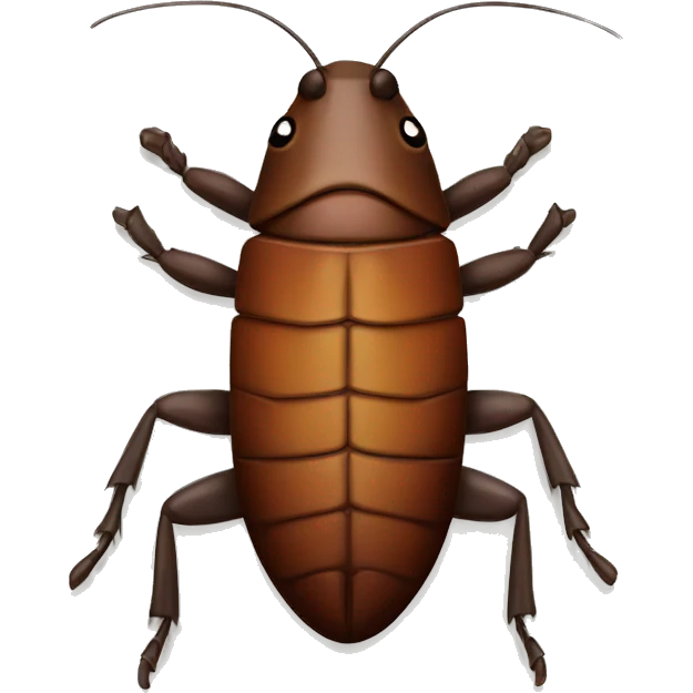a cockroach emoji