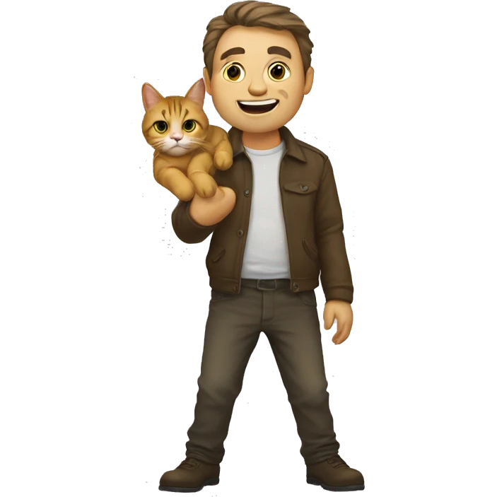 Кот с короной  emoji