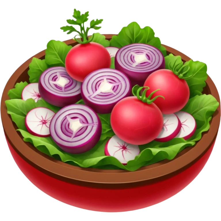 vegetarian red salad emoji