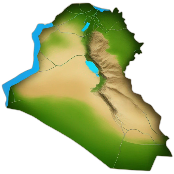 Iraq map emoji