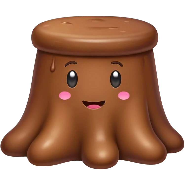 Brown poop stool emoji