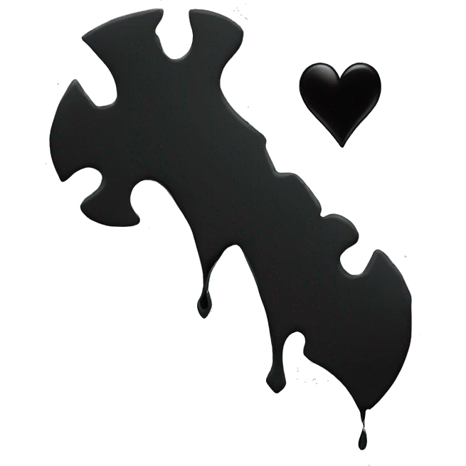 broken black heart emoji