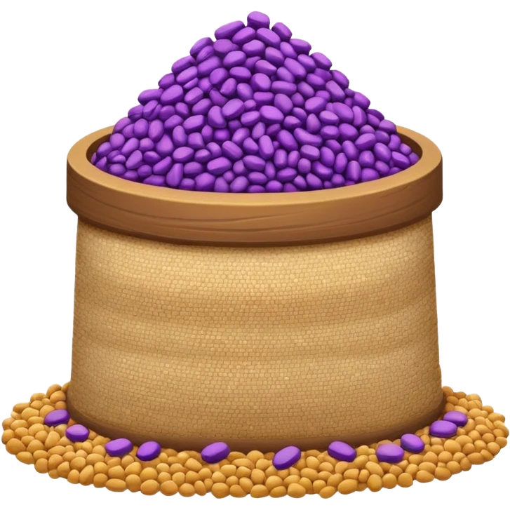 Feed color purple emoji