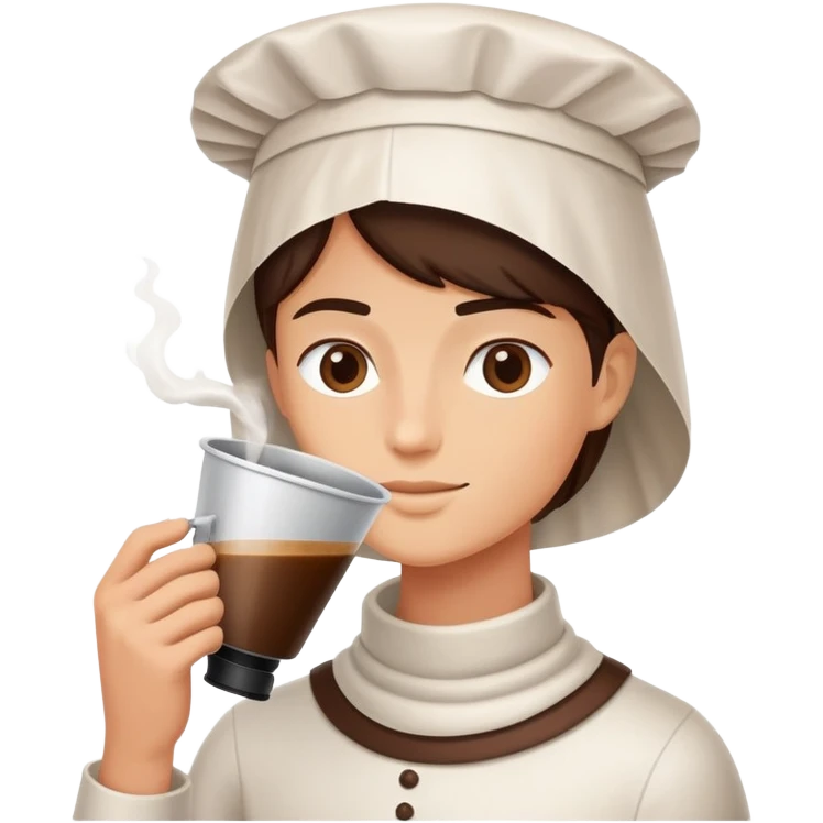 filling coffee in filter
 emoji