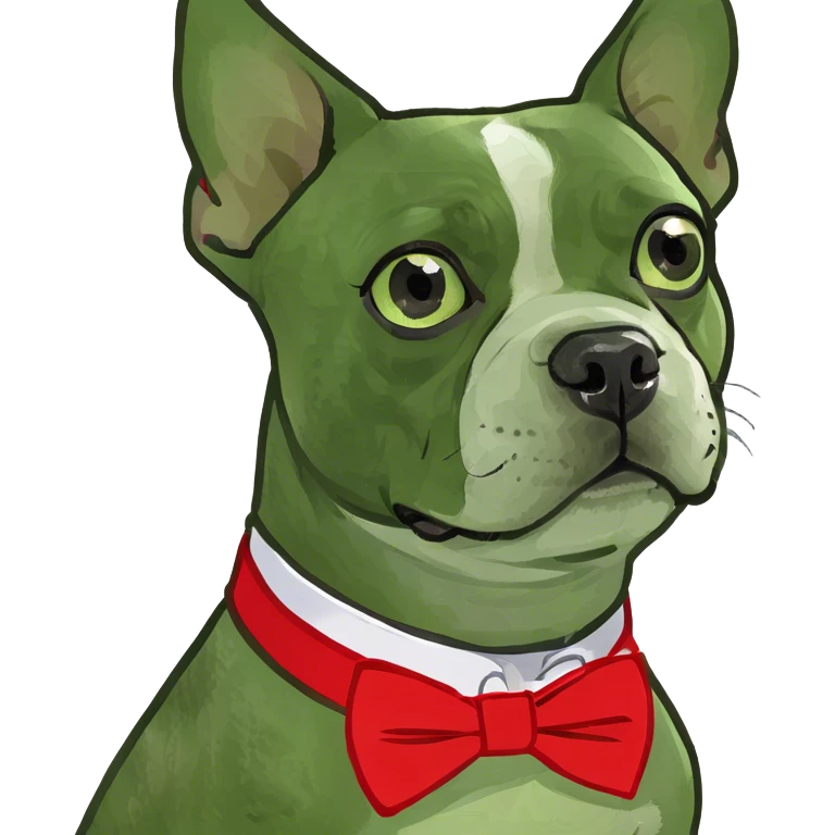 Boston terrier ￼ emoji