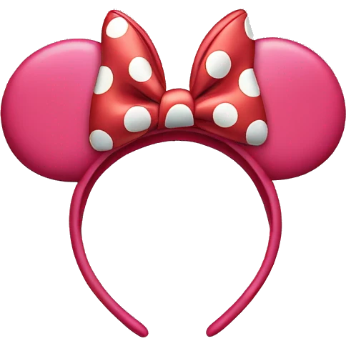 Minnie Mouse Ears emoji