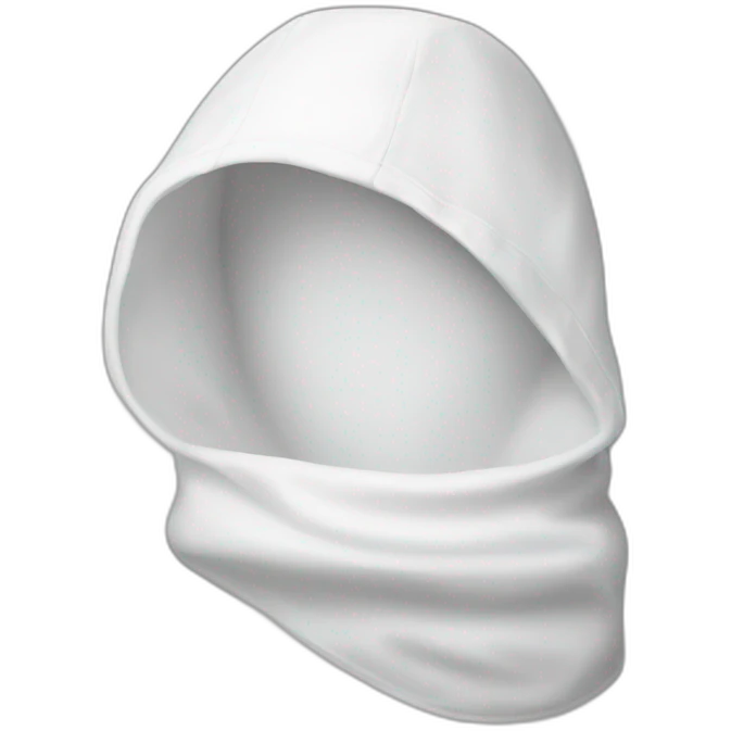 white bonnet piece of clothing emoji