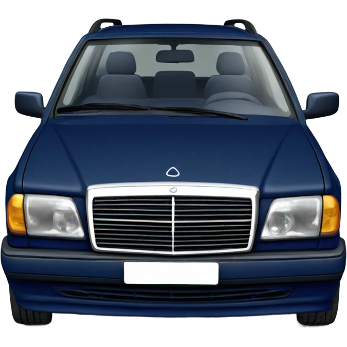 Dark blue W124 E500 wagon emoji