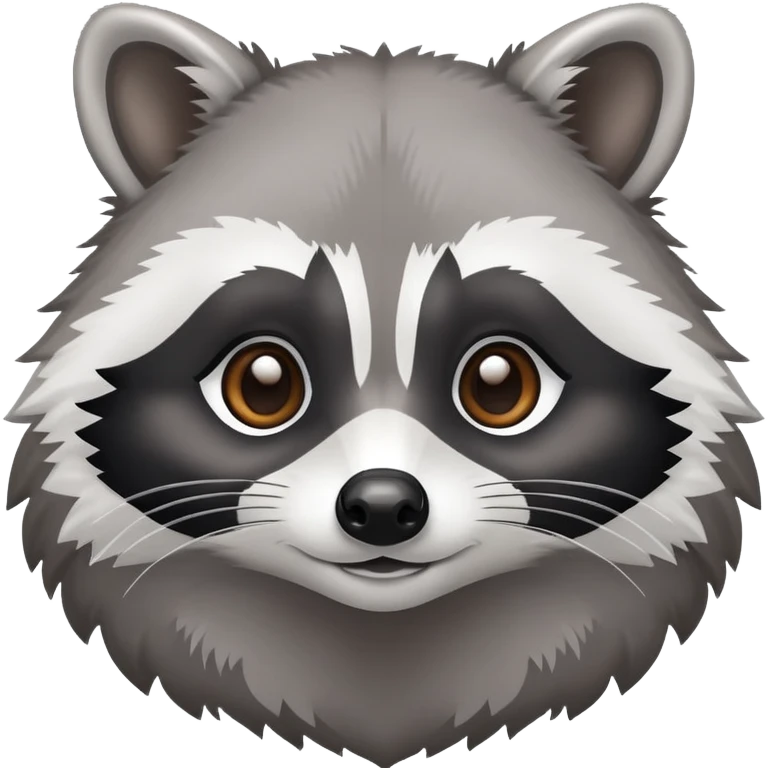Cute raccoon emoji