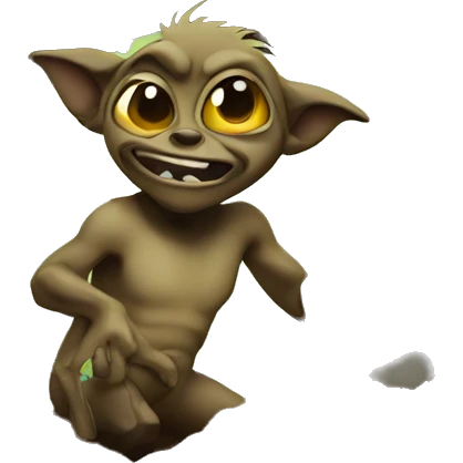 gremlin digging a hole emoji