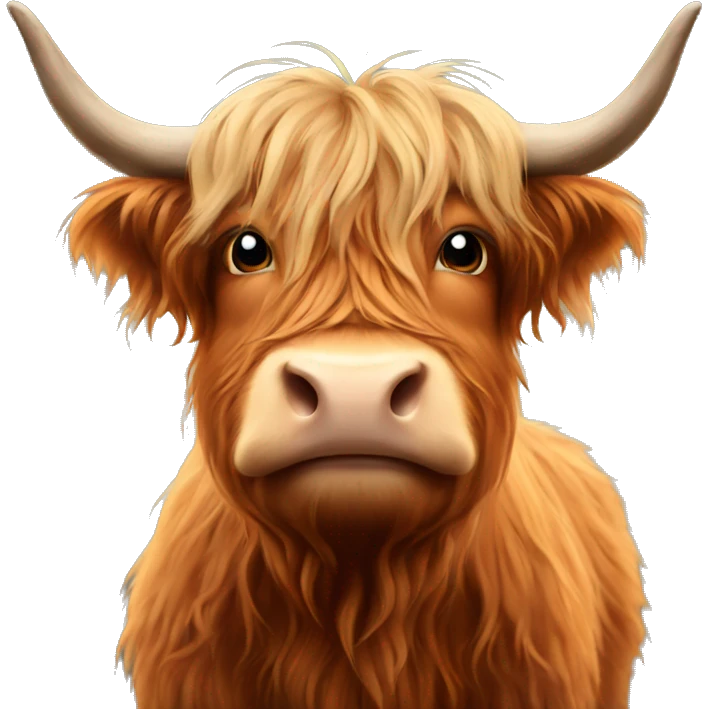highland cow emoji