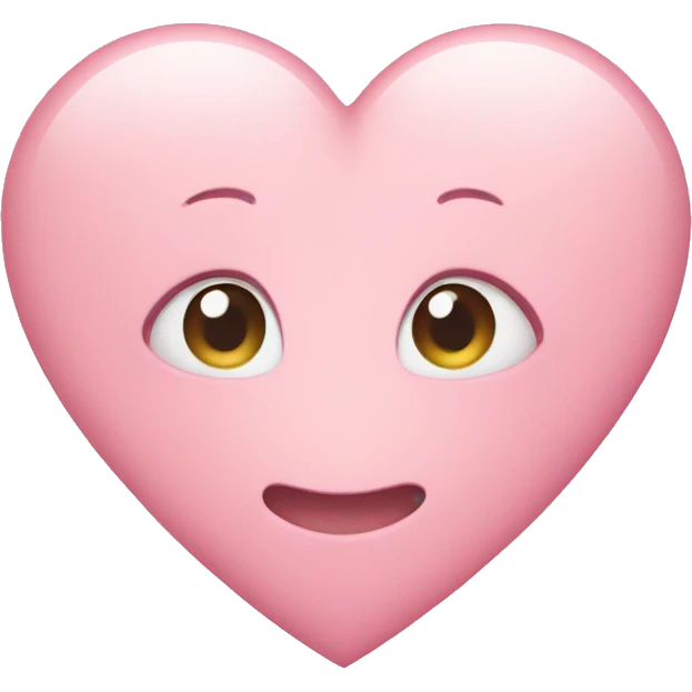 soft pink heart emoji