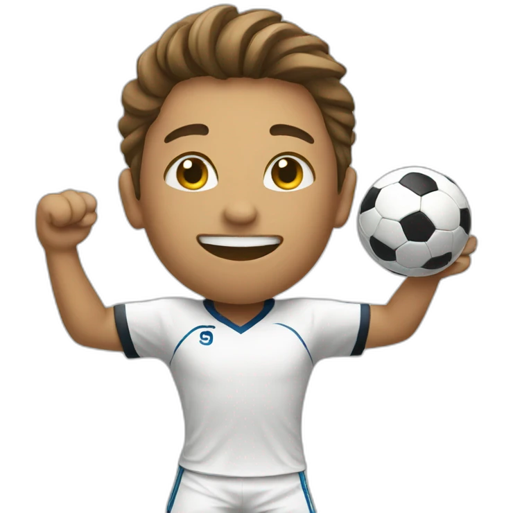 winning soccer player emoji