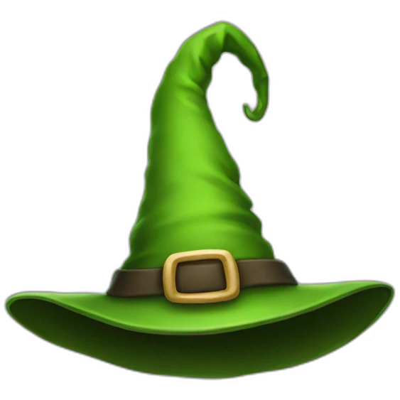 Green Witch hat emoji