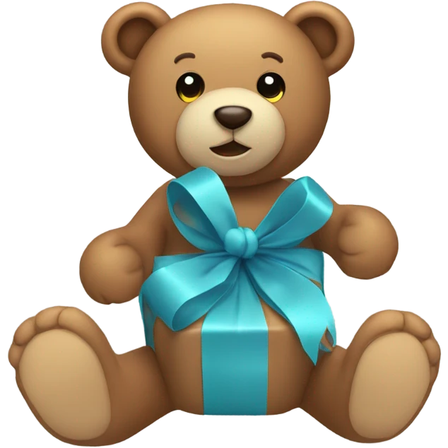 Teddy bear pass the parcel  emoji