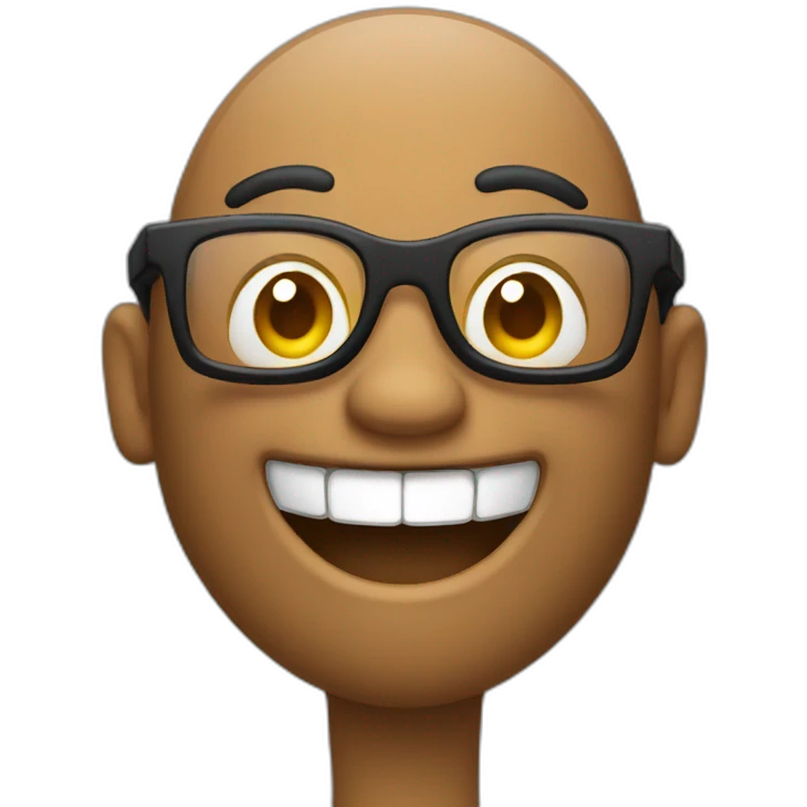 Big smiles while speaking on the mobile phone emoji