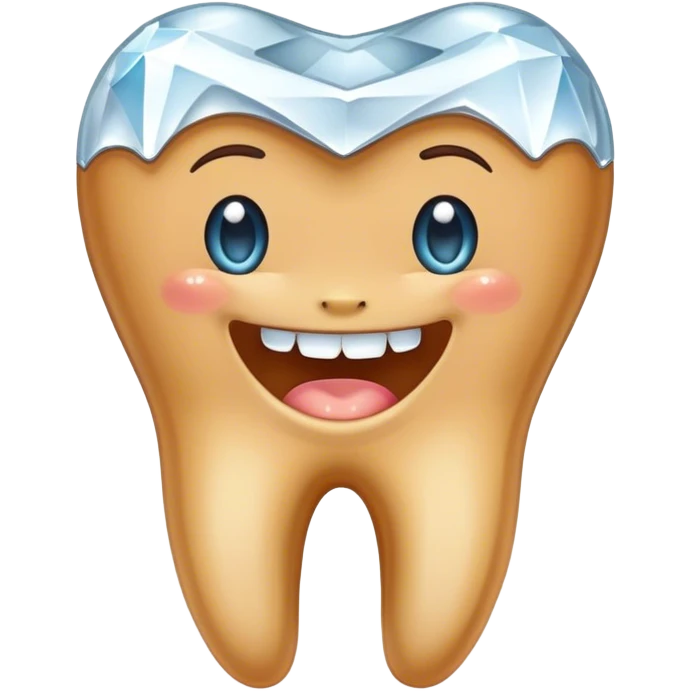 Tooth with diamond emoji