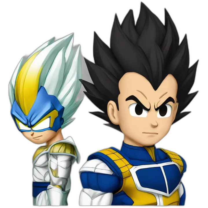 Vegeta with tee algerian  emoji