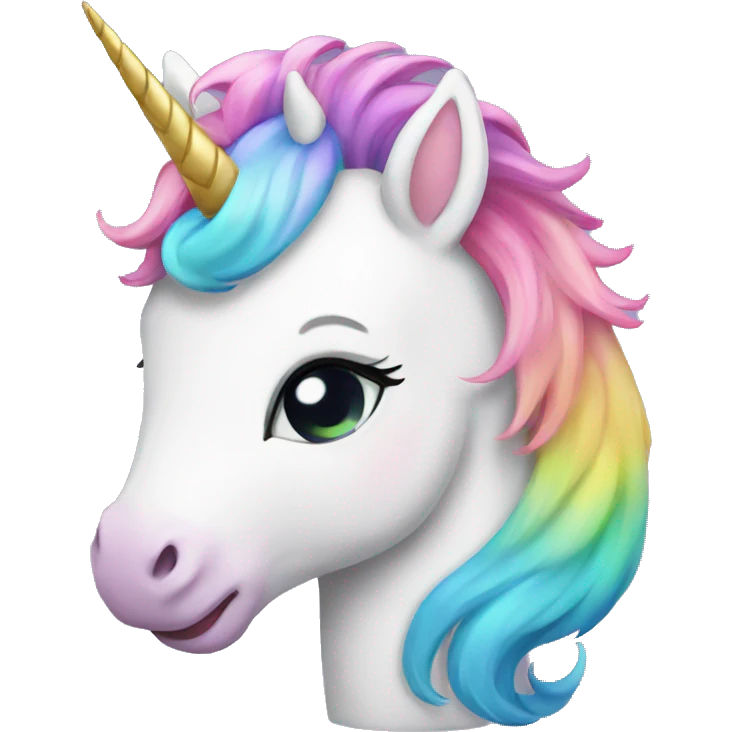 unicorn cute emoji