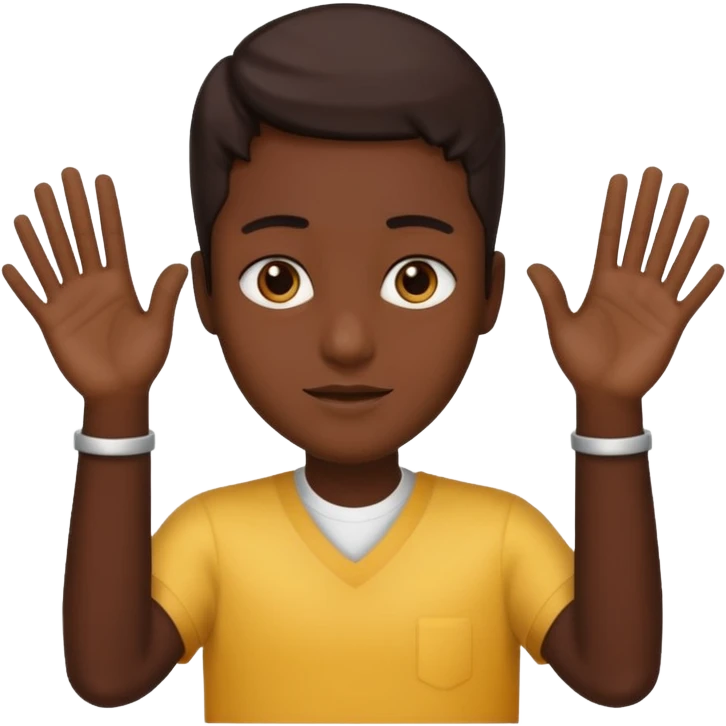 EMOJI DE UNA PERSONA HAVIENO EL NUMERO 304 CON LAS MANOS COMO LO HACE LAMINE YAMAL emoji