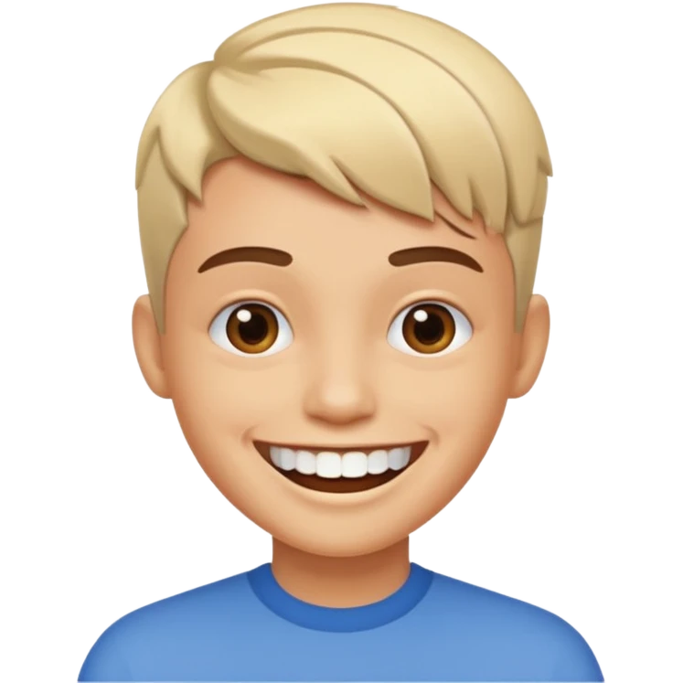 salon hair cut emoji, person with a new stylish haircut, smiling emoji