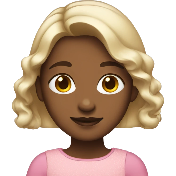 Girl wearing pink dress  emoji