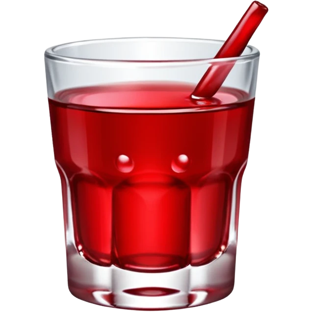 Cherry shot alcohol emoji