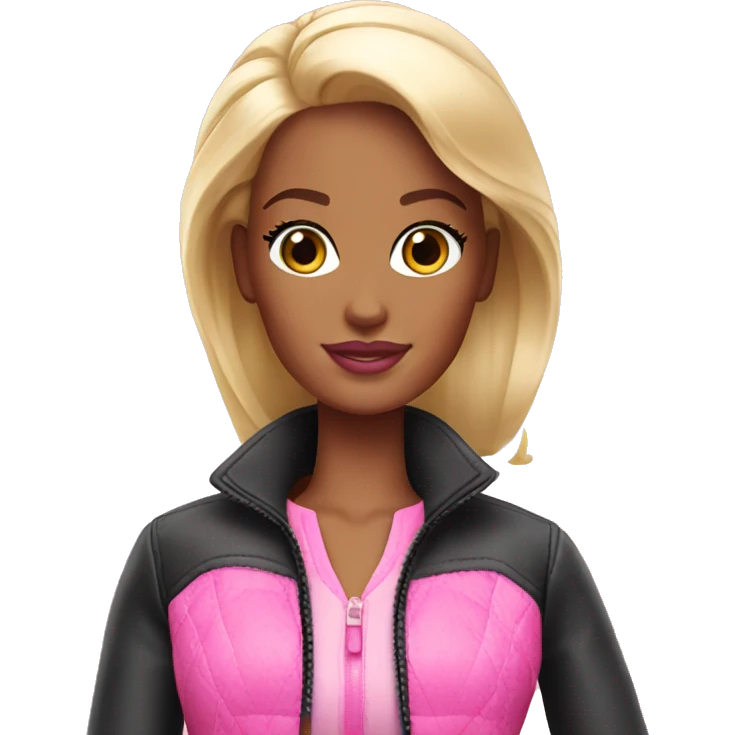 pink barbie  emoji