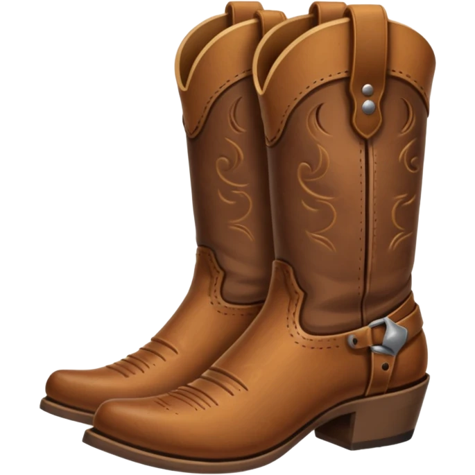 Cowboy boot emoji
