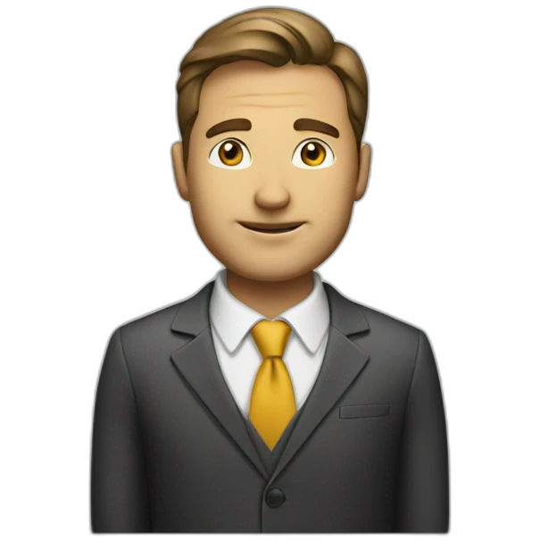 corporate man trader emoji