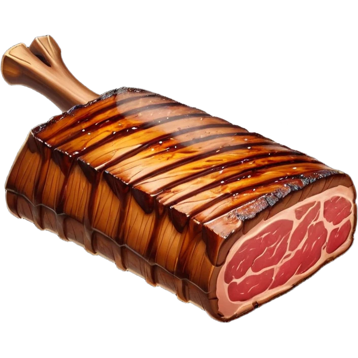 a single smoked beef rib emoji