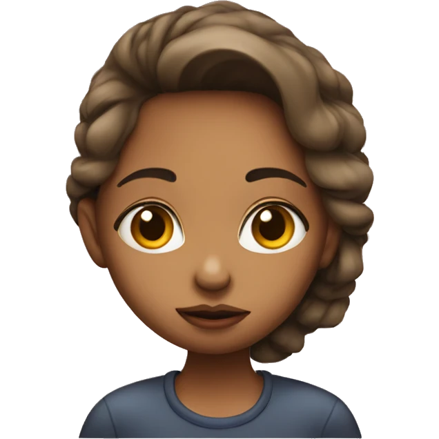 Girl with a kissing face  emoji