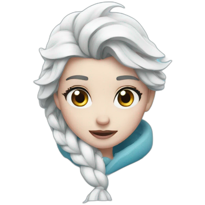 frozen cold heart emoji