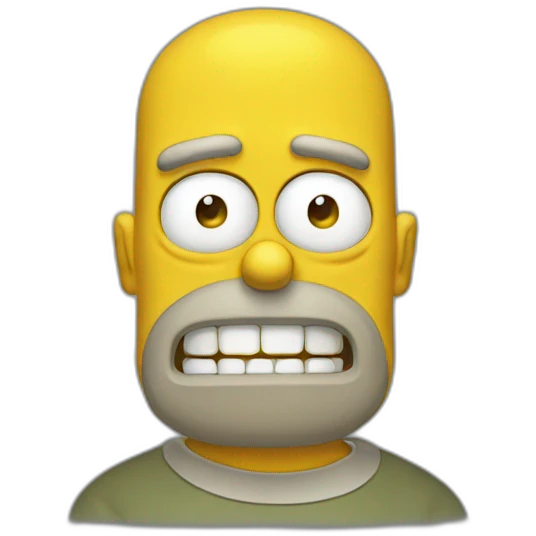 Homer Simson mort emoji