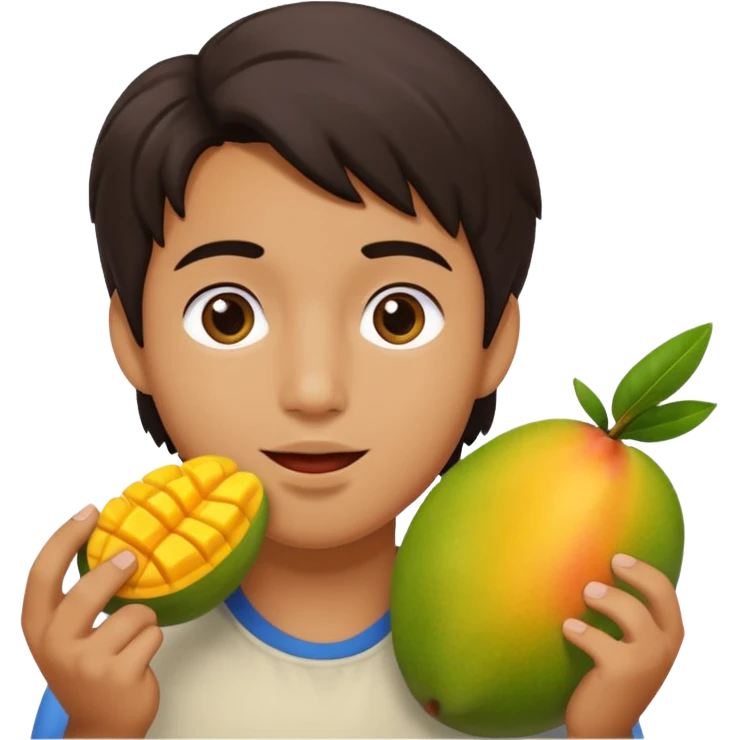 make a 67 mason eating mango name river emoji