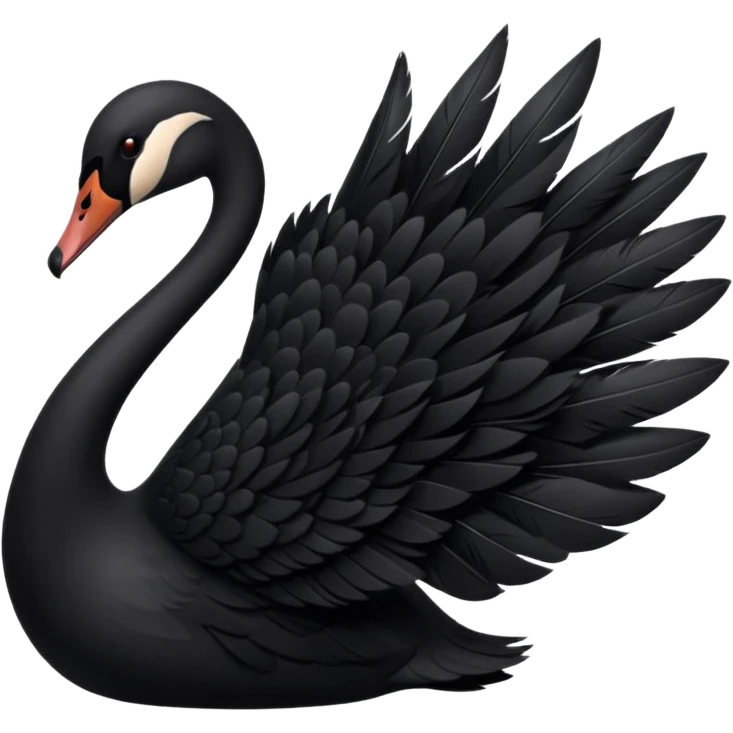 Cisne negro emoji