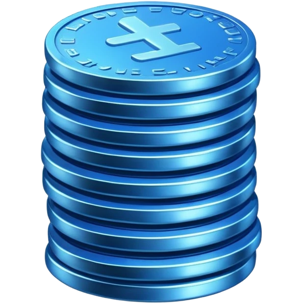 blue coins credit pack emoji