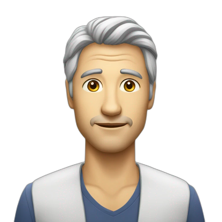 Счастливый стакан с чаем и фиолетовым льдом emoji
