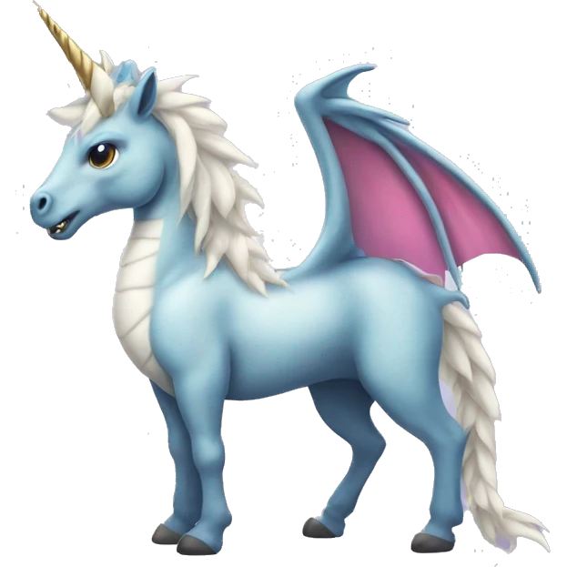 Unicorn dragon emoji