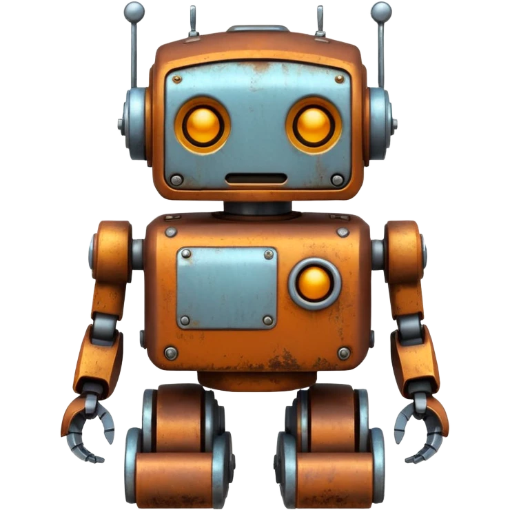 robot old cartoon simple toy emoji