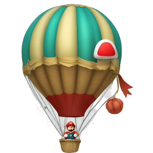  mario odysey hot air balloon emoji