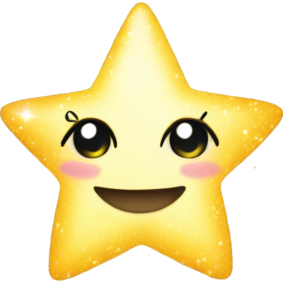 A beautiful star with sparkles  emoji