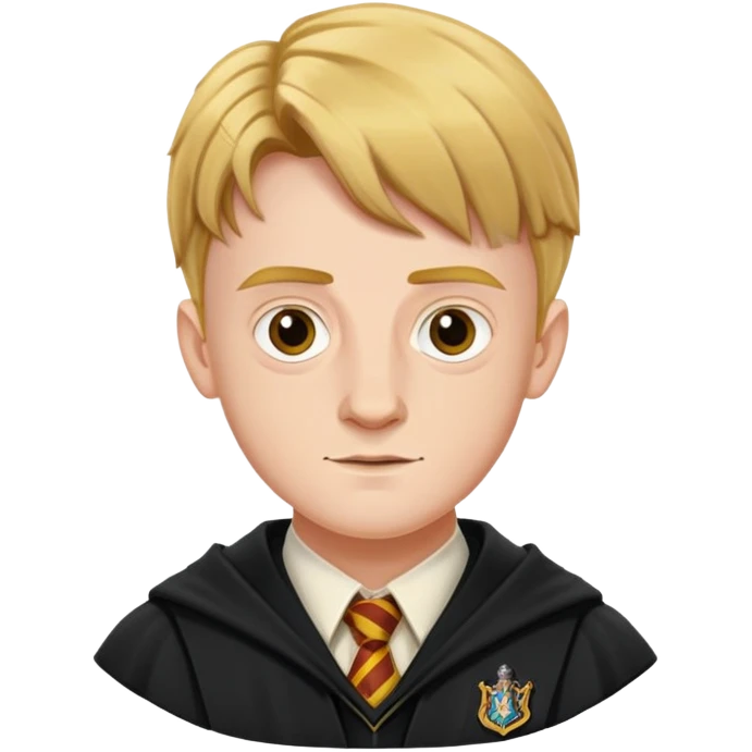 colin creevey in harry potter, wear hogwarts uniform emoji
