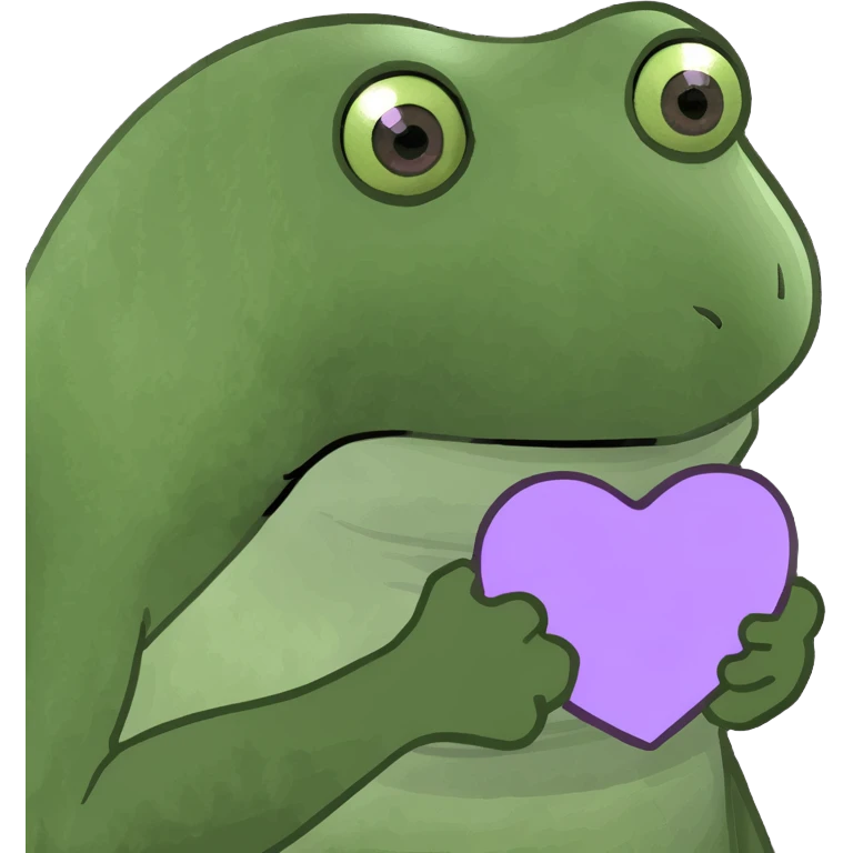 Lavender heart emoji